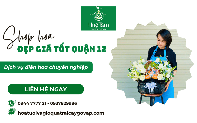 shop hoa đẹp giá tốt quận 12